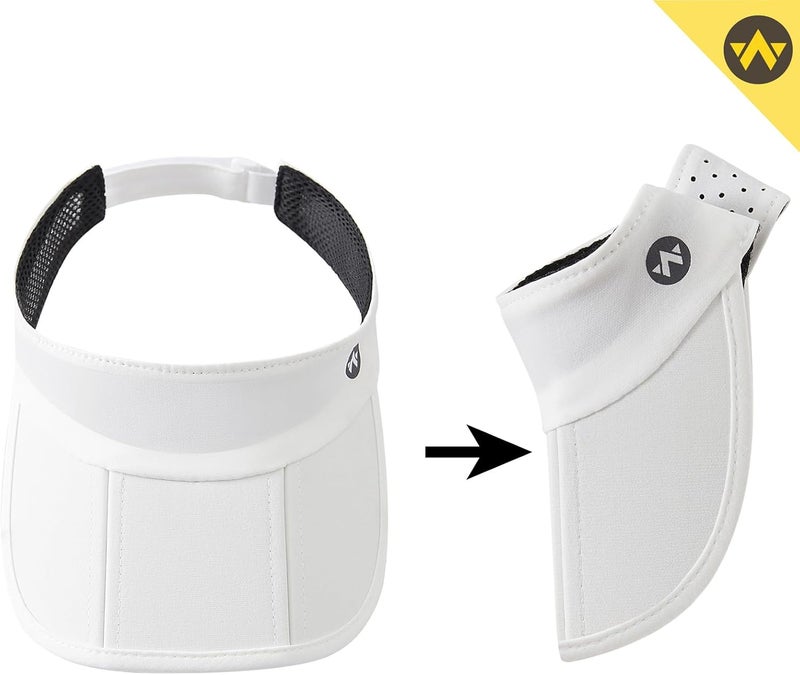 Wander Sports Sun Visor Hats Adjustable Running Golf Tennis Mesh Folding Cap for Women Men - Image 2